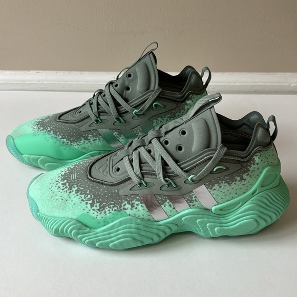 ADIDAS TRAE YOUNG 3 IF5591 BASKETBALL SHOES MINT/SILVER GREEN - Size 10.5 - Picture 4 of 12